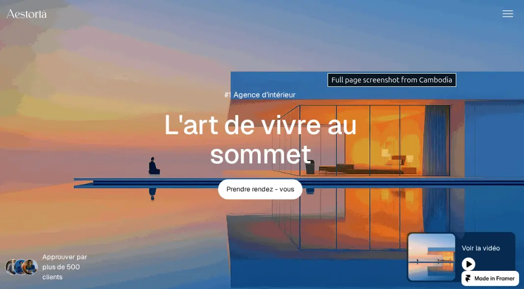 Aestoria — Agence d'intérieur